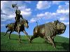 Indian Chasing Buffal#A6CCE.jpg
