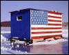 Patriotic Ice Fishing